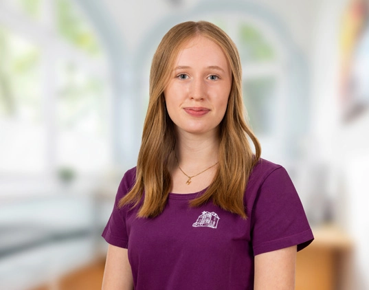 Hannah Giesbrecht, Auszubildende zur Medizinischen Fachangestellten in der Praxis Poststraße 7 Mudersbach